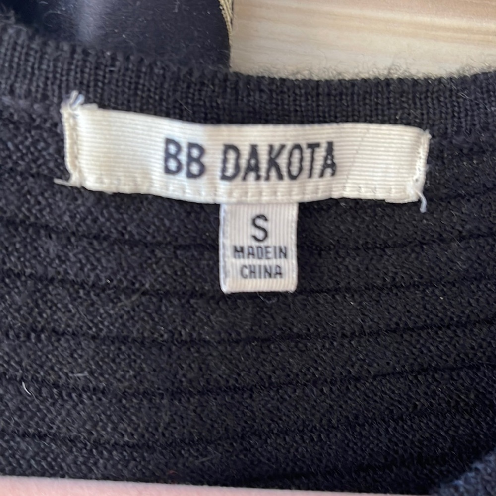 BB Dakota wool black dress size S - Picture 7 of 8